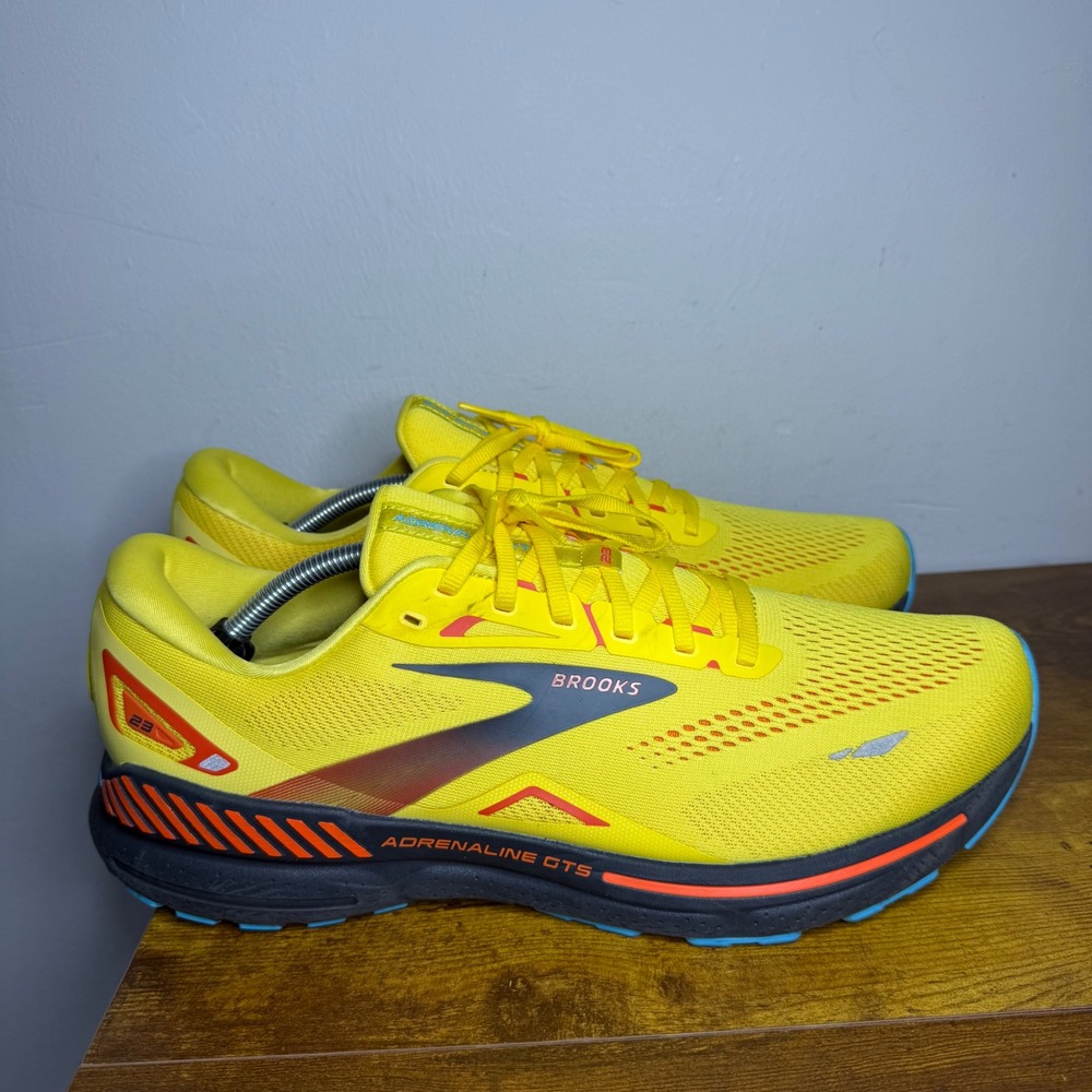Brooks Adrenaline GTS 23 Running Shoes Mens Size 13 Yellow 1103911D708